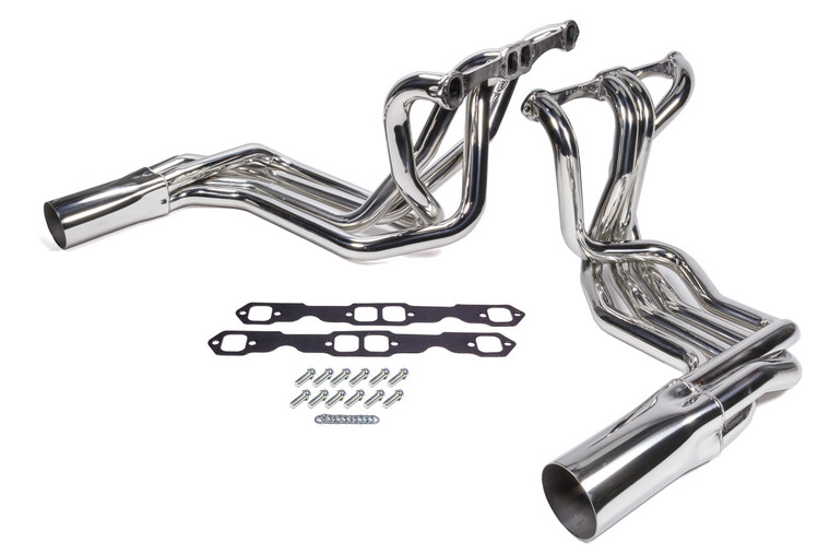 Dougs Headers SBC Side Mount Headers 304 S/S - 63-82 Vette D380-SS