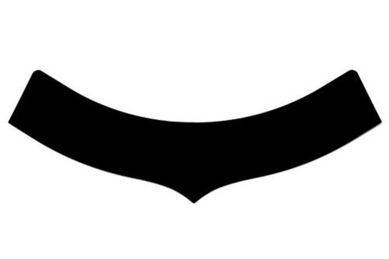 Dominator Race Products Extension Predator Hood Gloss Black 5.5in Tall 500-EX-GBK