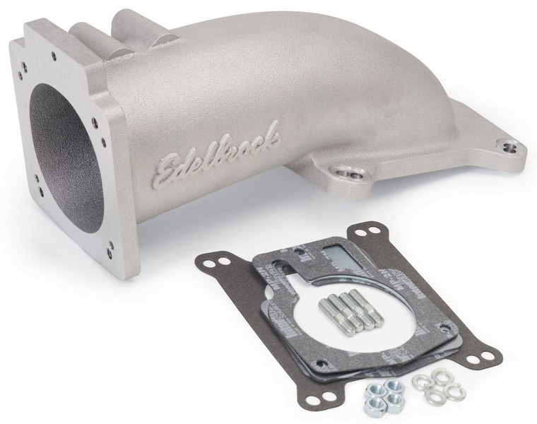 Edelbrock 90mm Ultra-Low Profile T/B Intake Elbow 3847