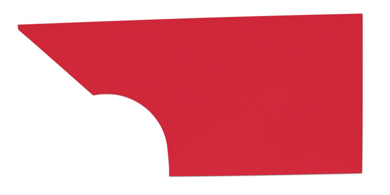 Fivestar Qtr Panel High Impact Plastic Red Left 34001-27351-RL