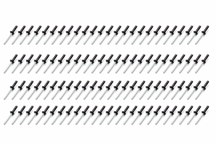 Fivestar Sm Hd Rivet Black Multi -grip 100pk 814B-100S