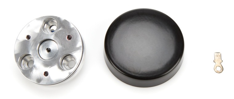 Flaming River Horn Button 3 Bolt Mill Black FR20175HNBK