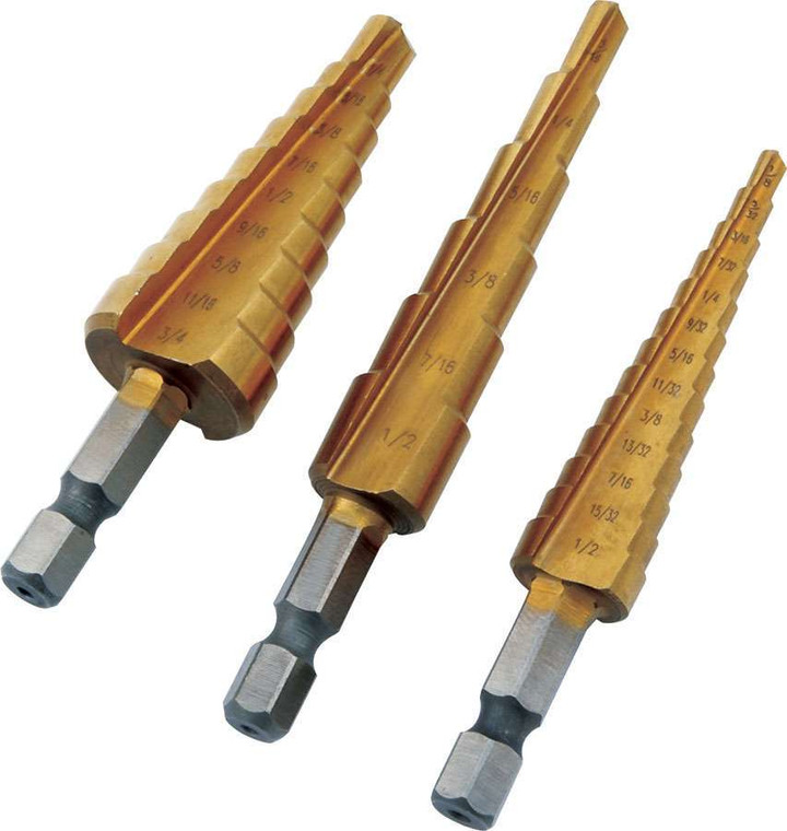 Allstar Performance Step Drill Set 3pc  ALL11040