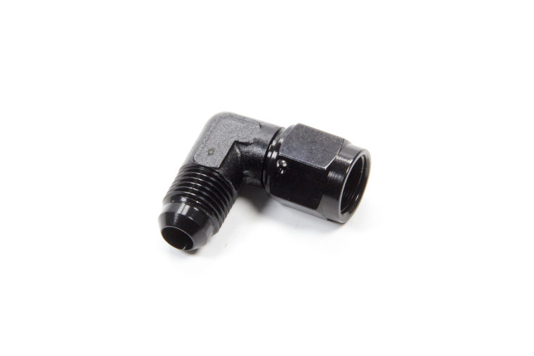Fragola #6 Female Swivel to Male 90 Degree Fitting Black 498103-BL
