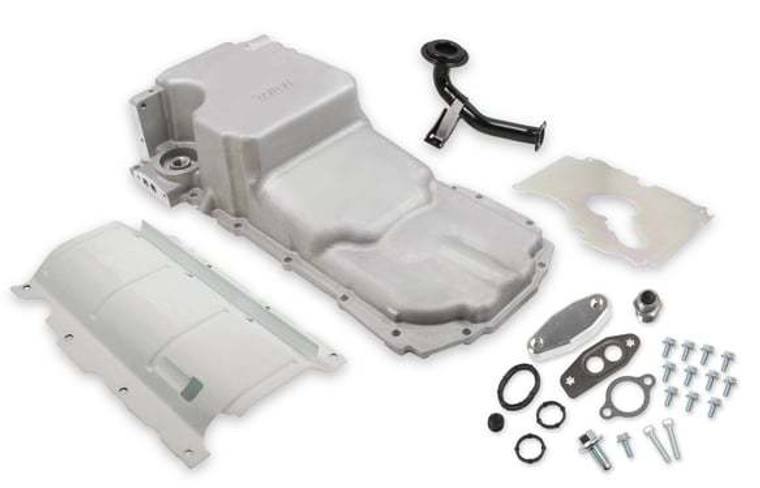 Holley GM LT Gen-V Oil Pan Swap Kit - As-Cast Finish 302-21