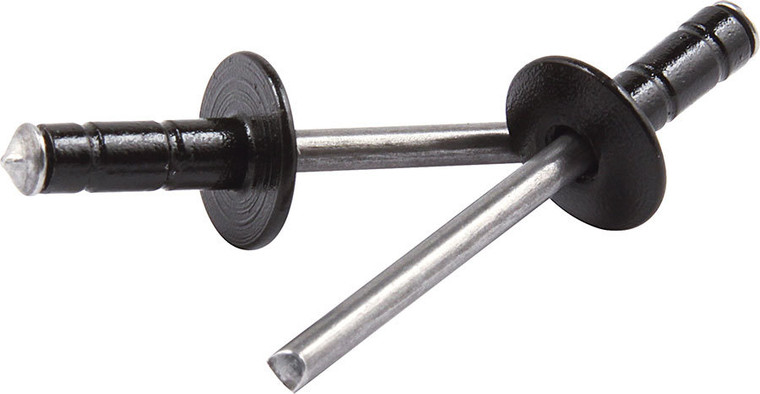 Allstar Performance Med Hd Rivet Black 250pk Multi Grip Alum Mandrel ALL18075