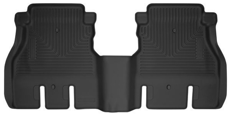 Husky Liners 18-   Jeep JL 4 Door Rear Floor Liners Black 54631