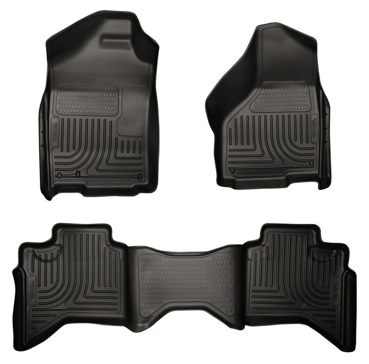 Husky Liners 09- Ram 1500 Quad Cab Front/2nd Seat Liners 99011