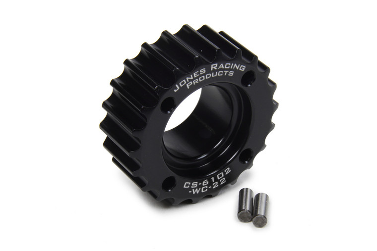 Jones Racing Products HTD Crankshaft Pulley 22 Tooth 3/16in Dual Dowel CS-6102-WC-22