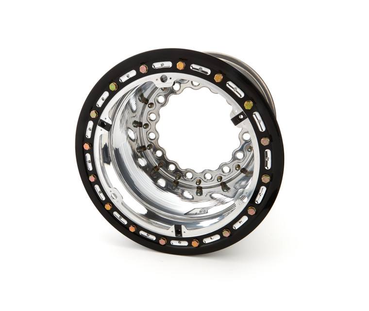 Keizer Aluminum Wheels, Inc. Wheel Wide 5 15x14 4in BS Beadlock w15144bl