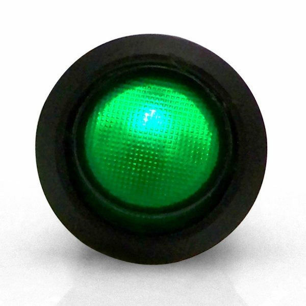 Keep It Clean Illuminated Rocker 6 Green KICSW32G