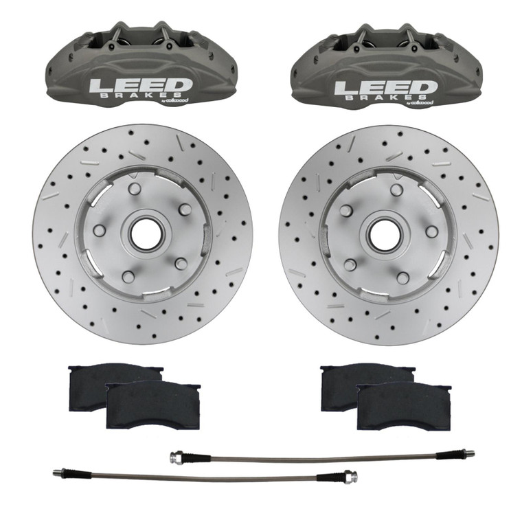 Leed Brakes 64 - 67 Mustang Brake Caliper/Pad/Rotor Kit CC0005RKX