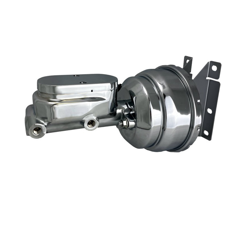 Leed Brakes 73-87 GM P/U Brake Booster 8in Dual Chrome PBKT6012