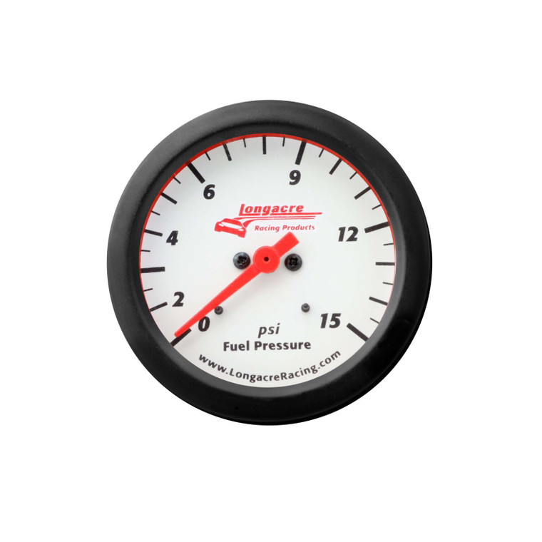 Longacre Gauge Sportsman Fuel Pressure 0-15psi 52-46901