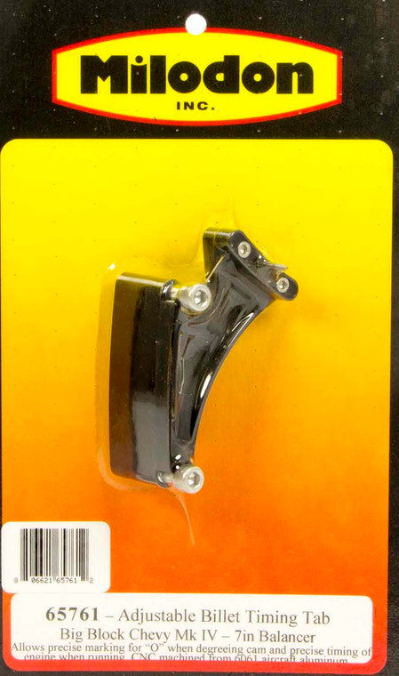 Milodon BBC Timing Pointer - 7in Balancer 65761