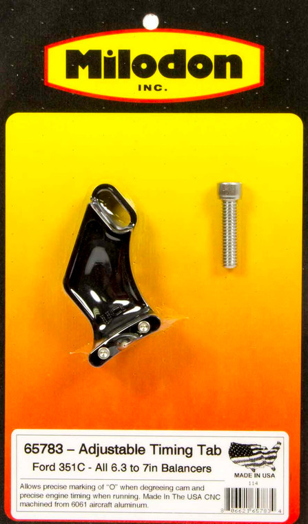 Milodon BBF Timing Pointer - 351C All Balancers 65783