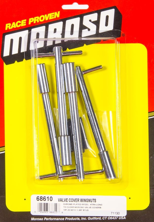 Moroso Chrome V. Cvr Wing Nuts  68610
