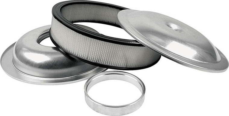 Allstar Performance LW 14in A/C Kit Plain 4in Paper Element ALL25914