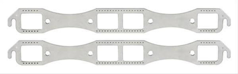 Mr. Gasket Alum. Exhaust Gasket Set BBM w/Rect. Ports 7430G