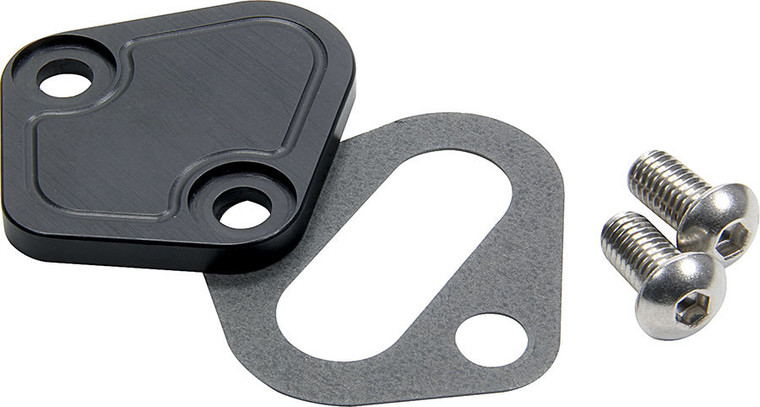 Allstar Performance BBC F/P Block Off Plate Black ALL40307