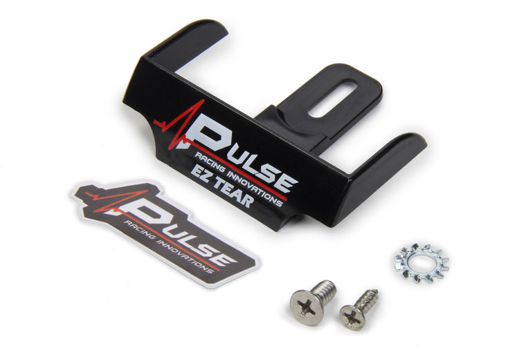 Pulse Racing Innovations EZ Tear Shield Mounted Black EZTS101BK