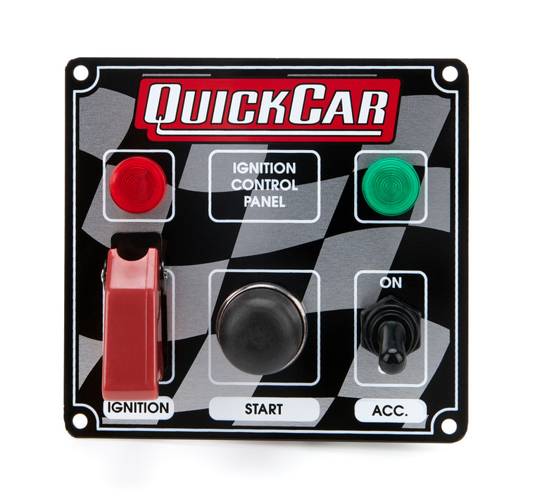 Quickcar Racing Products Ign. Panel 2 Switch w/Lights 50-023