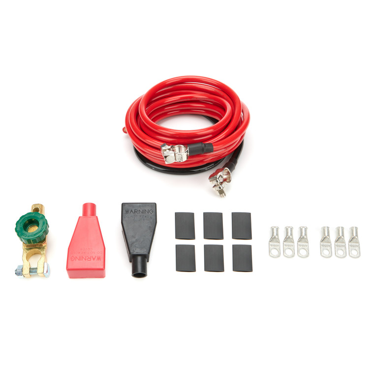 Quickcar Racing Products Battery Cable Kit 4 Ga. 15ft Red & 2ft Black 57-005