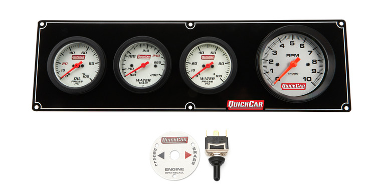 Quickcar Racing Products Extreme 3-1 OP/WT/WP w/ 3-3/8in Tach 61-77463