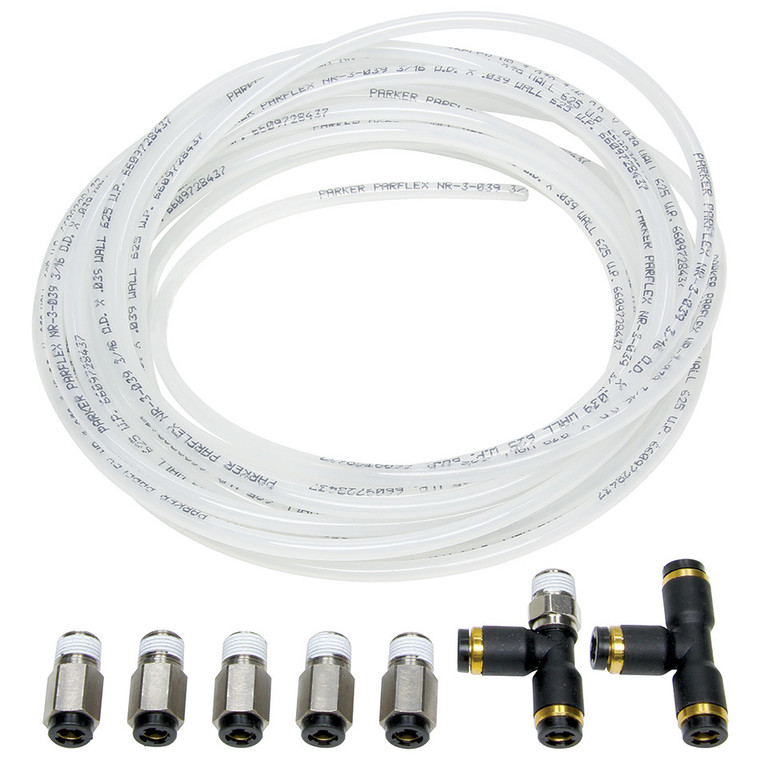 Allstar Performance Nylon Brake Line Kit for use w/o Gauges ALL48018