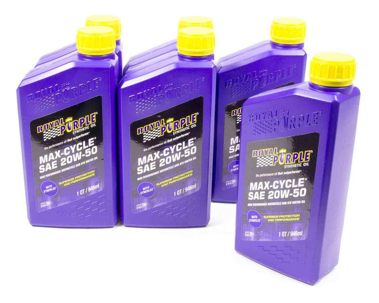 Royal Purple 20w50 Max Cycle Oil Case 6x1 Quart 06316