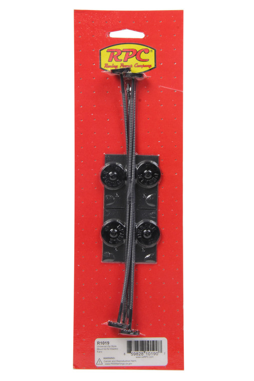 Racing Power Co-Packaged Cooling Fan Plastic Tie Mounting Kit R1019