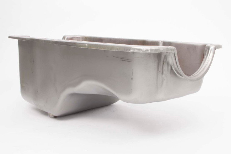 Racing Power Co-Packaged 65-87 SBF Steel Stock Oil Pan Unplated R9078RAW