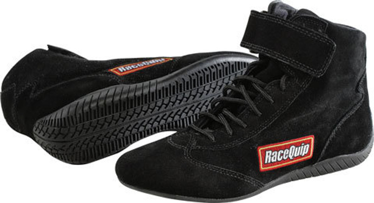 Racequip Shoe Mid-Top Black Size 10  SFI 30300100RQP