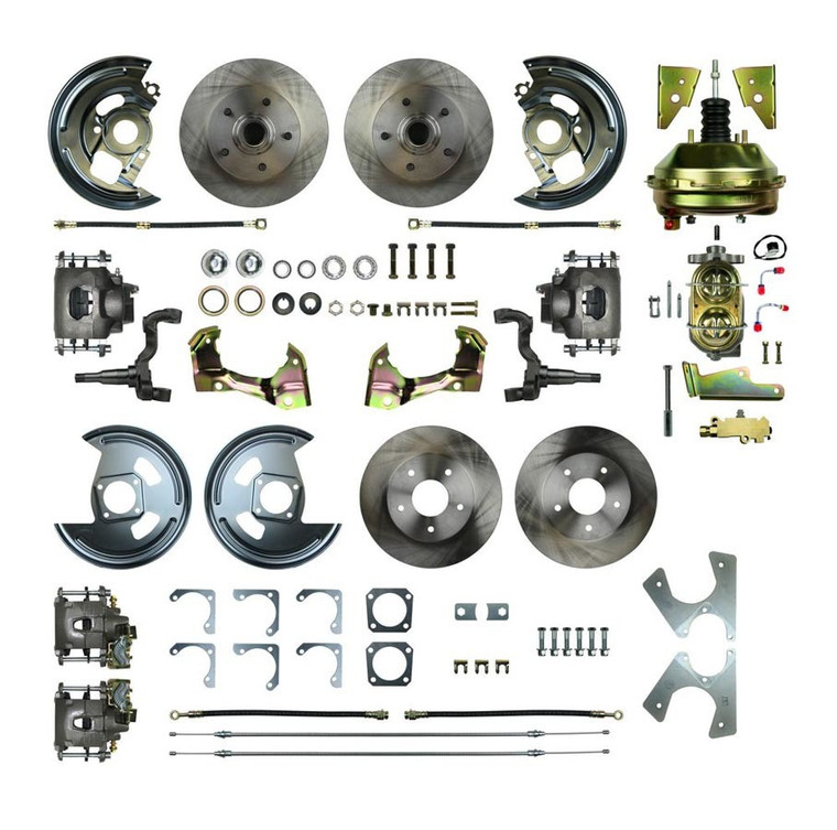 Right Stuff Detailing 64-72 A Body 4 Wheel Disc Brake Conversion AFXDC41C