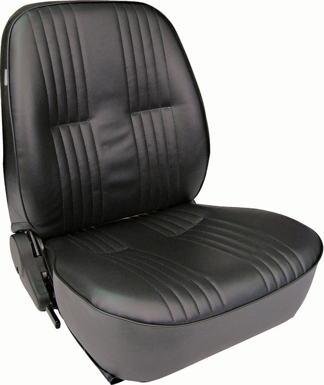 Scat Enterprises PRO90 Low Back Recliner Seat - RH - Black Vinyl 80-1400-51R