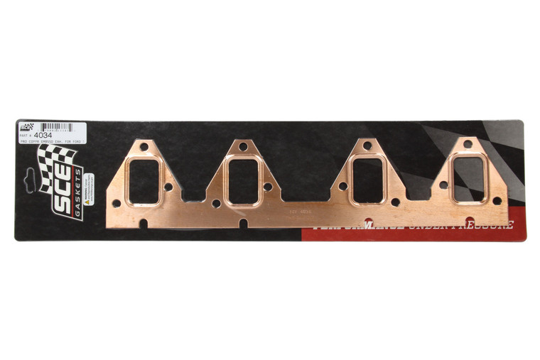 Sce Gaskets Ford FE Copper Exhaust Gasket Set 4034