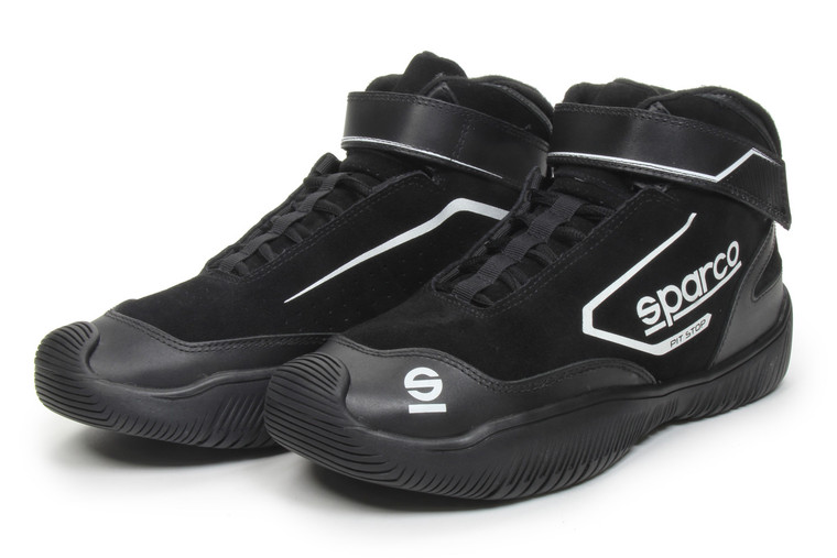 Sparco Shoe Pit Stop 2 Size 12 Black 0012PS2012NR