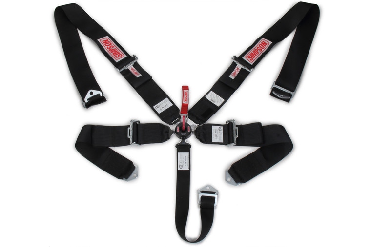 Simpson Safety 5-PT Harness System CL P/D B/I Ind 55in 29110BK