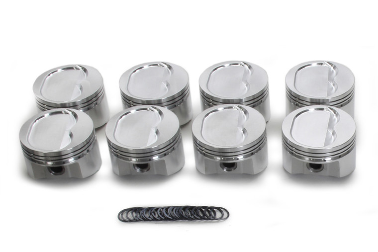 Sportsman Racing Products SBC Dished Piston Set 4.040 Bore -16cc 139629