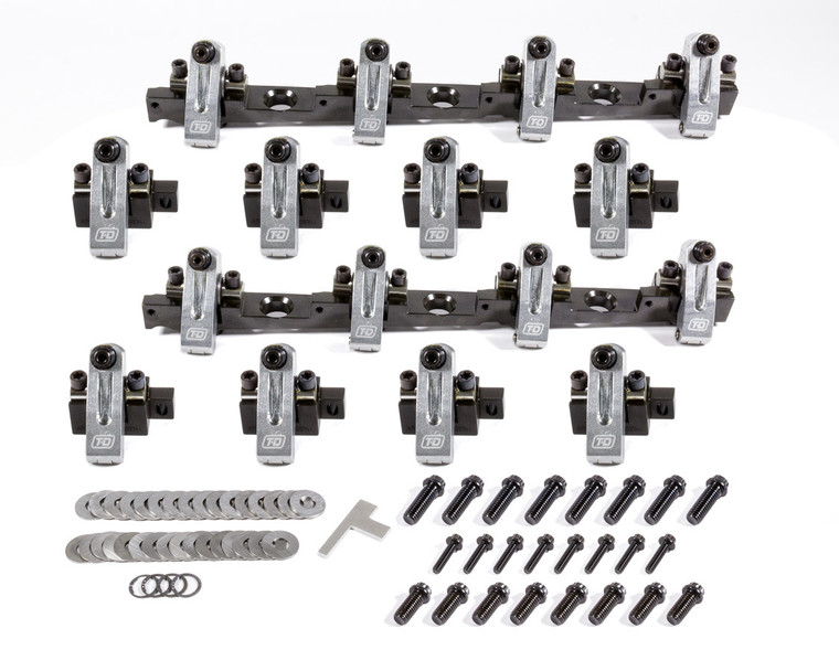 T And D Machine BBC Shaft Rocker Arm Kit - 1.7/1.7 Ratio 3109F-170/170