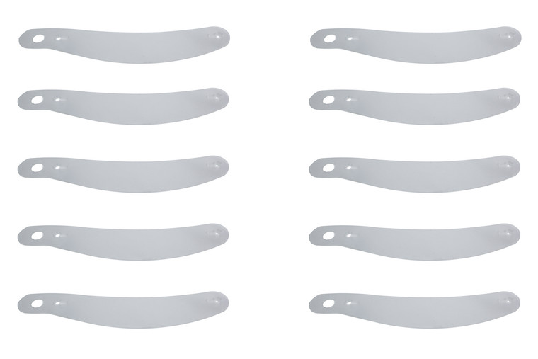 Ultra Shield Tearoffs 12.25in Strght Zamp Helmets 01256