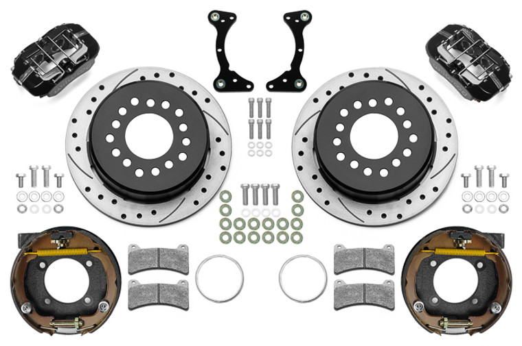 Wilwood Brake Kit Rear Black FDP Drilled 11in GM G Body 140-17120-D