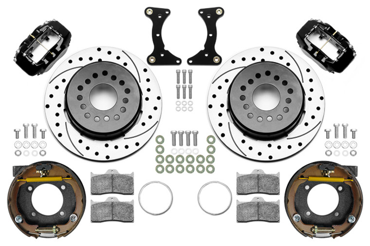 Wilwood Brake Kit Rear Black FDL Drilled 12in GM G Body 140-17121-D