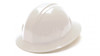 Pyramex® Full Brim Hard Hats - White