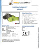 Liberty Z-GRIP ANSI A4  Cut Resistant Polyurethane Palm Coated Gloves