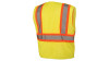 Pyramex RVHL2710BR Type R Class 2 Two-Tone Breakaway Safety Vest - Yellow/Lime