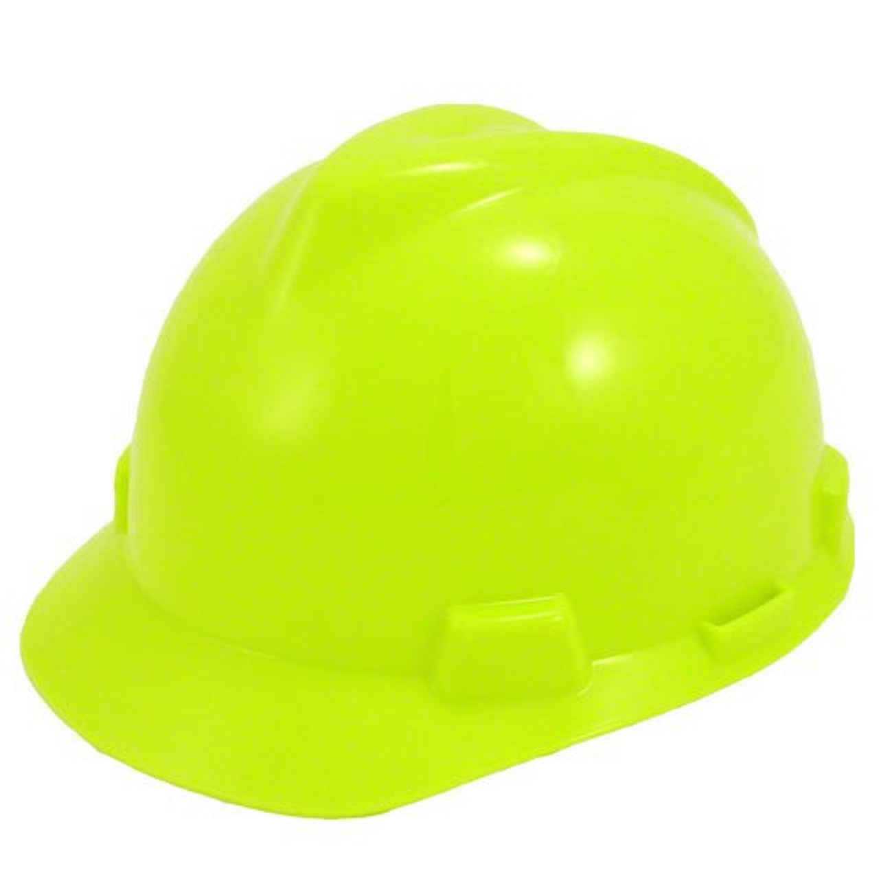 V-Gard® Cap Style Hard Hats - Hi-Vis Lime