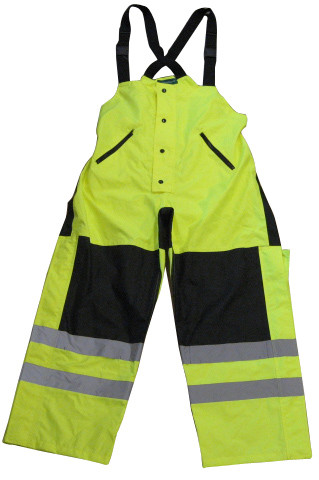 Forester 7256B Class E Hi-Vis Rain Bibs / Rain Pants