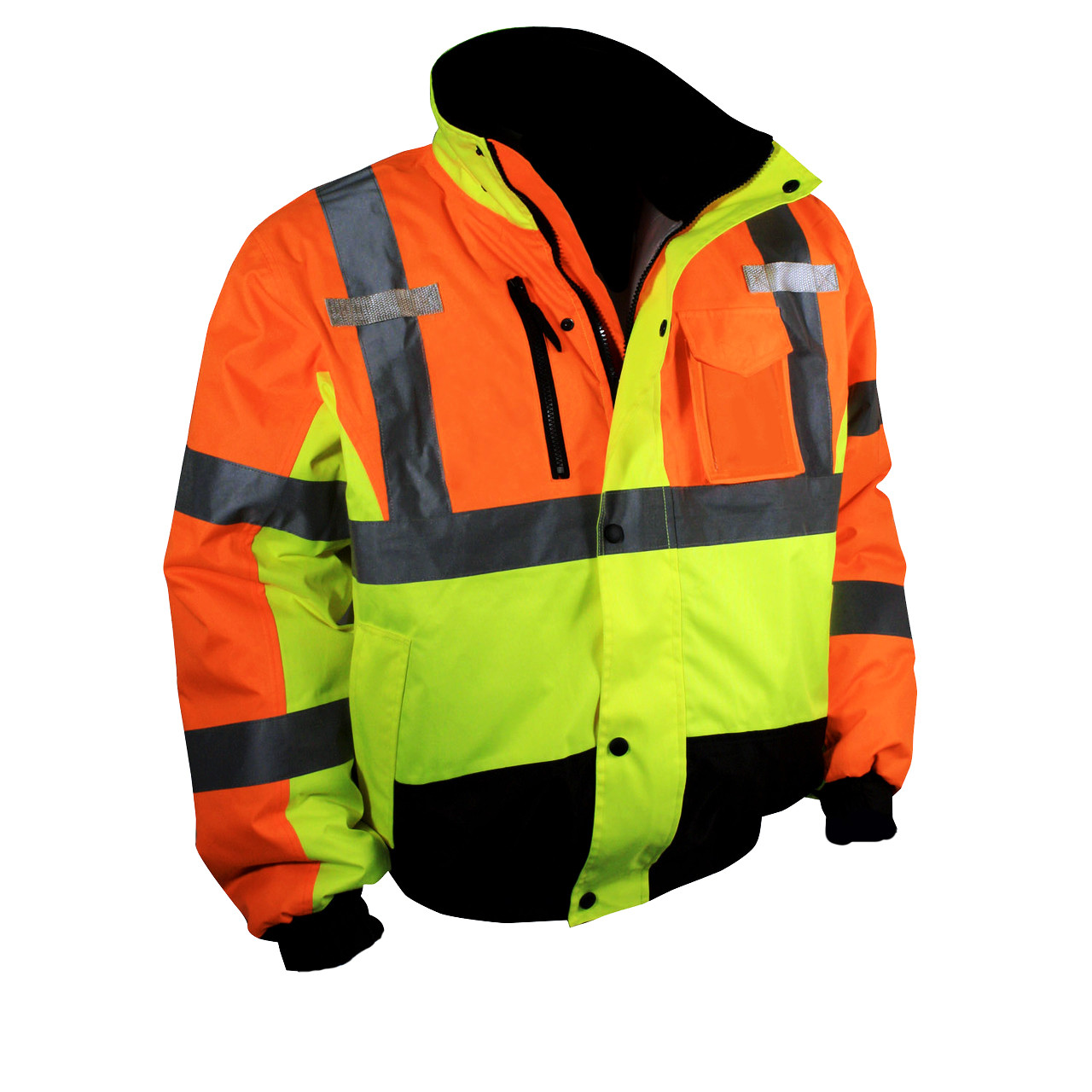 Class3 High Visibility Bomber Jacket with Built-in Liner 