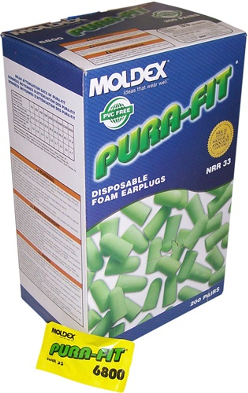 Moldex® 6800 Pura-Fit®Moldex® Pura-Fit® Foam Earplugs Foam Earplugs